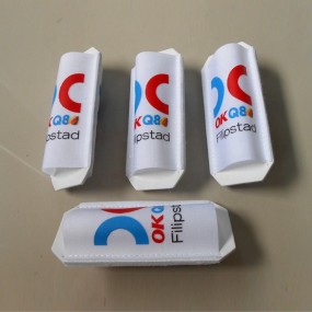 Langlauf skibanden met logo voor bedrijven
