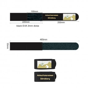 Skibanden voor alpineski's bedrukken met eigen logo