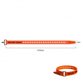 Branded Aluminum Buckle Ski Straps - Custom Printed TPU...